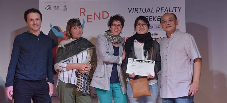 La lauréate Suporn Decharin pour son projet Breakfast dans la cadre du dispositif Animation du Monde pour les Rendez-vous franco-thaï de l’animation au World Film Festival of Bangkok