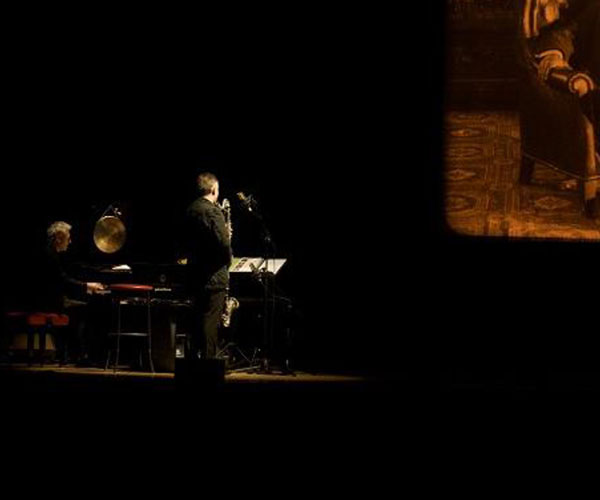 Ciné-concert : Stéphan Oliva & Jean-Marc Foltz - Photo : Matthieu Donarier & Sébastien Boisseau