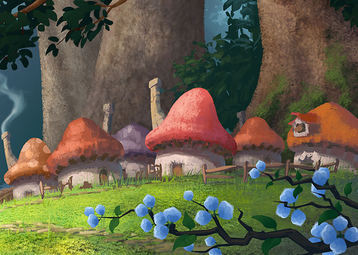 "Le Film des Schtroumpfs (titre provisoire) / The Smurfs Movie (temporary title)" - Kelly Asburi © 2014 Sony Pictures Animation. All rights reserved.
