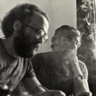 Philippe Caza et René Laloux en 1977, collection Musées d'Annecy - 