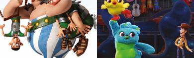 Astérix – Le Secret de la potion magique © 2014 M6 Studio / Belvision / M6 Films / SNC / les Éditions Albert René / Goscinny-Uderzo / Toy Story 4 ©2018 Disney•Pixar. All Rights Reserved.