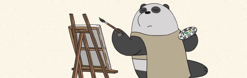 We Bare Bears "Panda's Art"